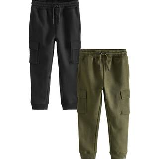 Next Slim Cargobukser Joggingbukser 2 Pack (3-16år)