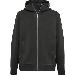 BOGGI MILANO Herren Sweatjacke schwarz unifarben