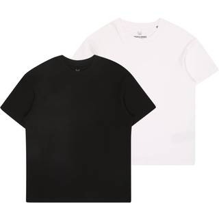 2-pak Ensfarvet T-shirt