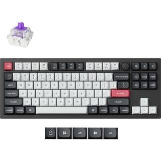 Keychron Q3 HE TKL RGB Hotswap ISO Tastatur [Nebula Linear] - Sort