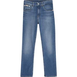Dad Jeans, Essential Washed Blue, 128 cm