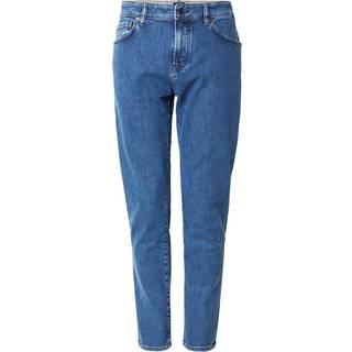 Maine-jeans med regular fit i blå denim med behageligt stræk