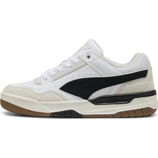PUMA Rebound Retro Sneakers Unisex, Shoes, White/Black/Feather Gray, 40.5