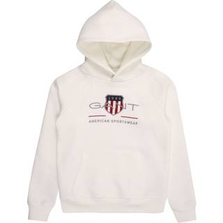 GANT Teenagere Archive Shield hættetrøje (176) Hvid