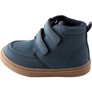 Next Navy Blue Wide Fit (G) Warm Lined Touch Fastening Boots