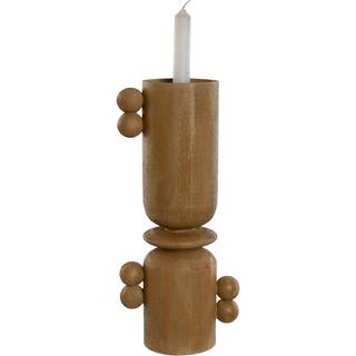 Kandelaber Home ESPRIT Brun Harpiks Træ 15 x 9,5 x 35 cm