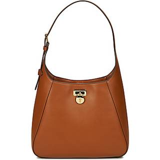 Lauren Ralph Lauren Tanner Large Skuldertaske brun