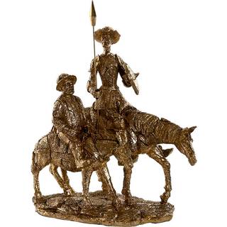 Dekorativ figur Home ESPRIT Gylden Harpiks 29 x 15 x 36 cm