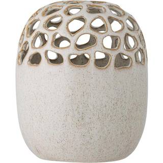 Bloomingville Elissa Vase H19 Cm Natural White - Vaser Stentøj Nature - 82061340