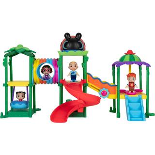 CoComelon Lane Klatre- og Rim Legeplads Legetøjssæt med lys, lyde og sangklip – Inkluderer 3-tommers JJ, Cece, Bella og Nico