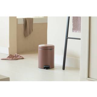 Brabantia New Icon pedalspand 5 liter Satin Taupe