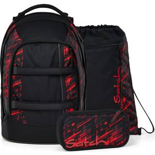 Satch Pack skoletaskesæt m/LED (NIGHT RIDER (365))
