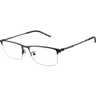 Emporio Armani Mand EA1168D 3001 Optiske stel Metal Sort Transparent Firkantet Normal