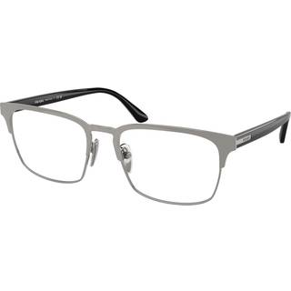 Prada Mand PR 58ZV 5AV1O1 Optiske stel Stål Grå Transparent Firkantet Normal