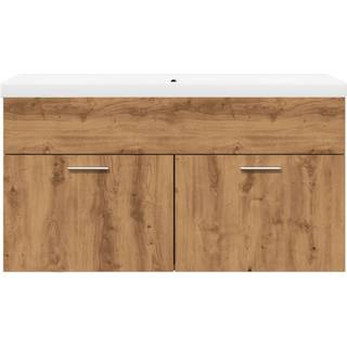 underskab til badeværelse med håndvask kunsteg