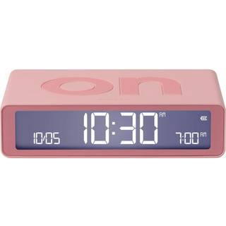 Lexon LR157P4 Digital-Wecker Flip Classic Rosa