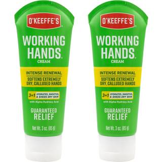 O'Keeffes arbetshänder Intensiv förnyelse Handkräm 3oz Tube (Pack of 2) - mjukar och slätar extremt torra kallade händer