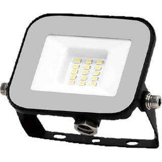 V-Tac 10W LED projektør - Samsung LED chip, arbejdslampe, udendørs - Dæmpbar : Ikke dæmpbar, Farve på hus : Sort, Kulør : Kold