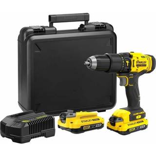 Skruemaskine Stanley SFMCD711D22-QW; 18 V; 2x2,0 Ah batt.