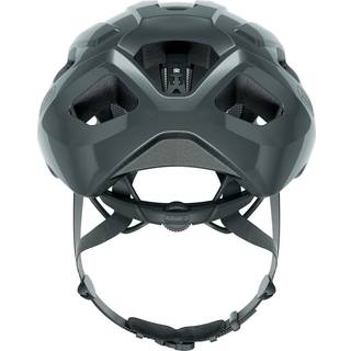 ABUS Macator Cykelhjelm, Race Grey L - Med Insektbeskyttelse, Justerbart Zoom Ace System og Aftageligt Visir