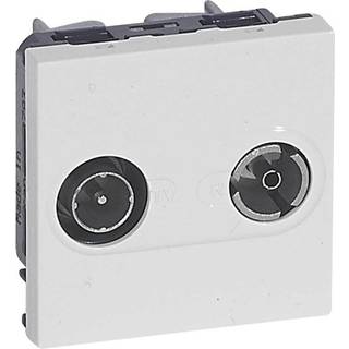 Legrand Tv-r stik han/hun 9,52MM hvid