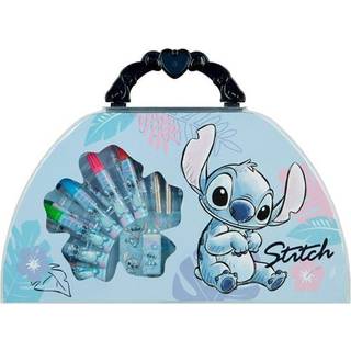 Disney Stitch tegnekuffert med tusser, farveblyanter, klistermærker og mere - 51 dele