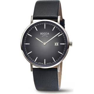 Boccia 3648-04 Herrenuhr Titanium Saphirglas 39mm 3ATM