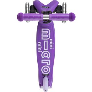 Mini Micro Deluxe Foldable Scooter with LED Wheels - Purple