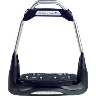 Stigbøjler Air´s Angled eye/Inclined grip Freejump® Sort