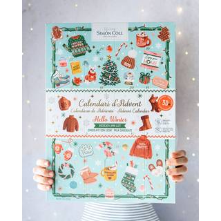 Simón Coll Julekalender 2024 - mælkechokoladefigurer