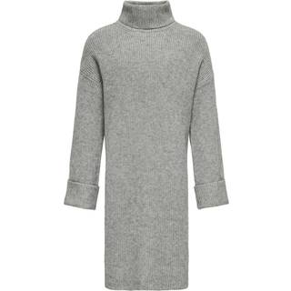 Kids Only Medium Grey Melange Rullekrave Strikkjole