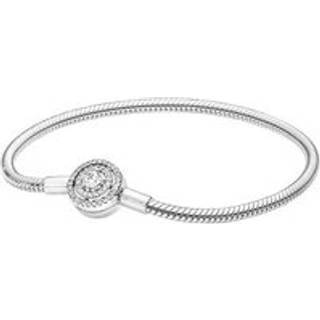 Pandora Moments Halo Snake Chain Bracelet - 18cm - Silver