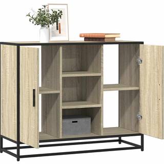 Skænk 92X35X76 Cm Konstrueret Træ Etræsfarve - Sonoma-eg