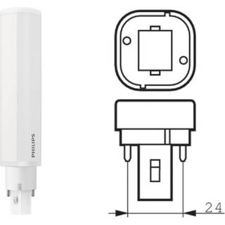 Philips CorePro PL-C LED 8.9W 1100lm - 840 Kold Hvid | Erstatter 26W
