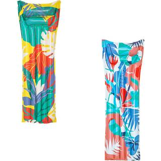 Bestway bademadras - Fashion Mat - Blå/rød
