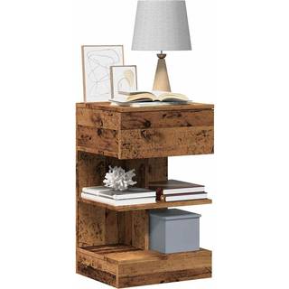 Sengebord 40X35X65 Cm Konstrueret Træ - 1 / Gammelt træ