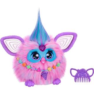 Furby Cotton Candy 15 Modetilbehør Interaktivt plys legetøj til 6 år gamle piger & drenge og op stemme aktiveret animatronisk lyserød og blå