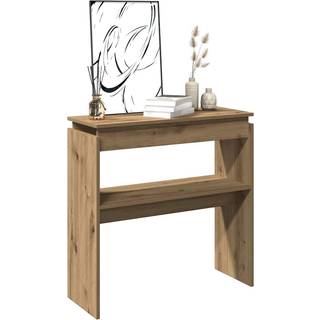 Konsolbord 102X30X80 Cm Konstrueret Træ - artisan eg