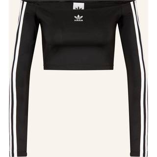 Top adidas Adicolor Off Shoulder Long Sleeve Top Black M - Black - M