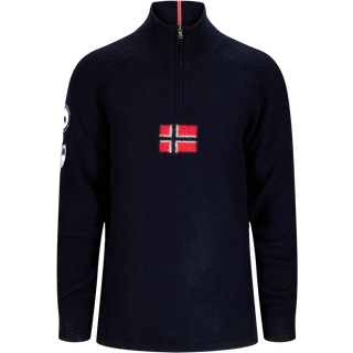 Amundsen Sports Boiled Ski Sweater Merino sweatere Herrer størrelse S farve blå