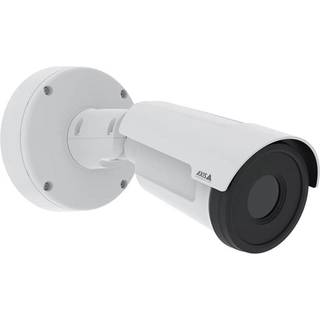 Axis Communications Wärmebildkamera 02954-001 mit hoher Megapixel Auflösung, Thermalkamera mit Branderkennung - weiß