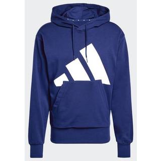 Essentials Big Logo French Terry hættetrøje - Dark Blue / White - XL