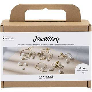 Creotime Mini DIY kit smykker - forgyldt (På lager i varehus)
