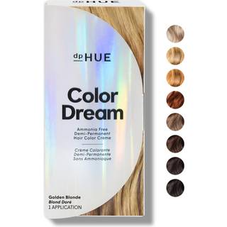 DPHUE COLAD DREAM Golden Blonde - Ammoniak -fri demi -permanent hårfarve - varer 16 vaske - øger glans - Paraben & sulfat gratis springende bunny