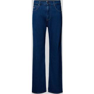 Faded Seam Regular Straight Jeans