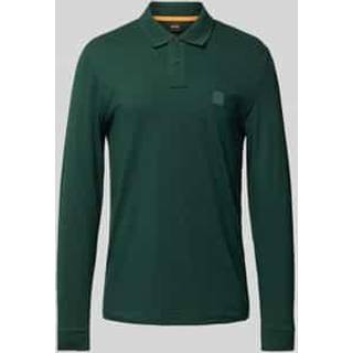 BOSS Orange Herren Polo-Shirt grün Slim Fit