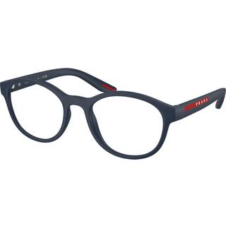 Prada Linea Rossa Mand PS 07PV MAG1O1 Optiske stel Nylon Blå Transparent Pantos Normal