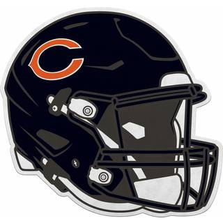 Rico Industries NFL Football Chicago Bears Hjelm Shape Cut Pennant - Indretning til hjemmet og stuen - Bld filt EZ til at hnge