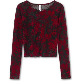 DrewRS Bluse, Multi Black, XL