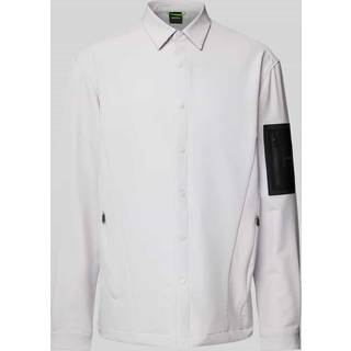 BOSS B Expedit Overshirt Light Grey
